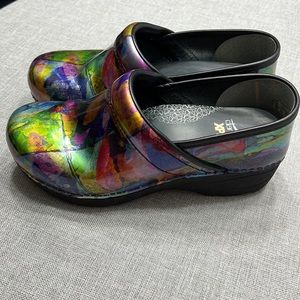 Dansko Women’s XP 2.0 Clog Patent Color Wash EU 37 US 6.5-7